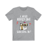 I Just Really Like Shih Tzu Shirt, Shih Tzu Dog Shirt, Shih Tzu Lover Gift, Shih Tzu Shirt, Animal Adult Toddler Infant Kids Gift T-Shirt Image 3