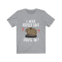I Just Really Love Pikas Shirt - pika print design