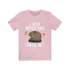 I Just Really Love Pikas Shirt - pika print design