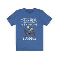 Little Voices Get More Budgies Shirt - budgie print design