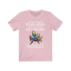 Little Voices Get More Budgies Shirt - budgie print design