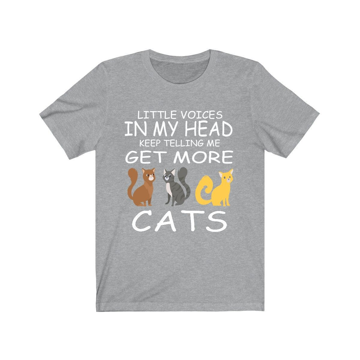 Little Voices Keep Telling Me Get More Cats Shirt - cat print design