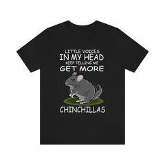 Get More Chinchillas T-Shirt - chinchilla print design