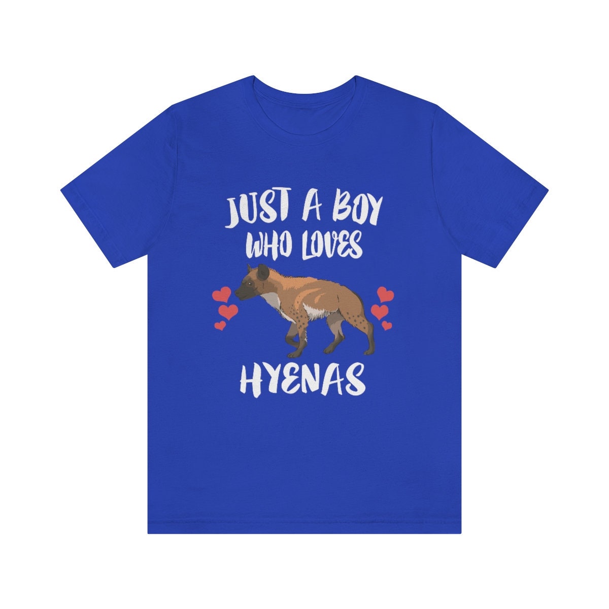 Just A Boy Who Loves Hyenas Shirt - hyena print design