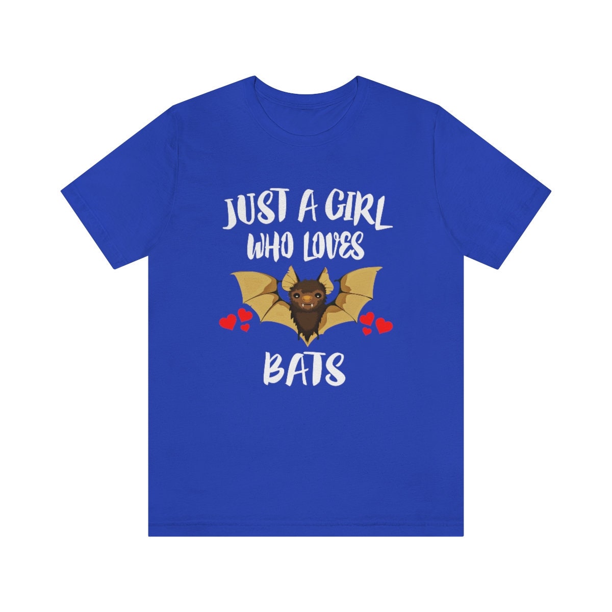 Just a girl who loves bats nocturnal flying chiropteran mammal tee
