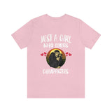 Just A Girl Who Loves Chimpanzees Shirt, Chimpanzee Shirt, Chimpanzee Gift, Chimpanzee Lover, Animal Lover Adult Toddler Kids Gift T-Shirt Image 2