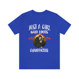 Just A Girl Who Loves Chimpanzees Shirt, Chimpanzee Shirt, Chimpanzee Gift, Chimpanzee Lover, Animal Lover Adult Toddler Kids Gift T-Shirt Image 3