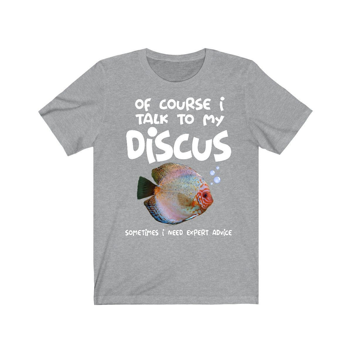 I Talk To My Discus T-Shirt - discus fish print design