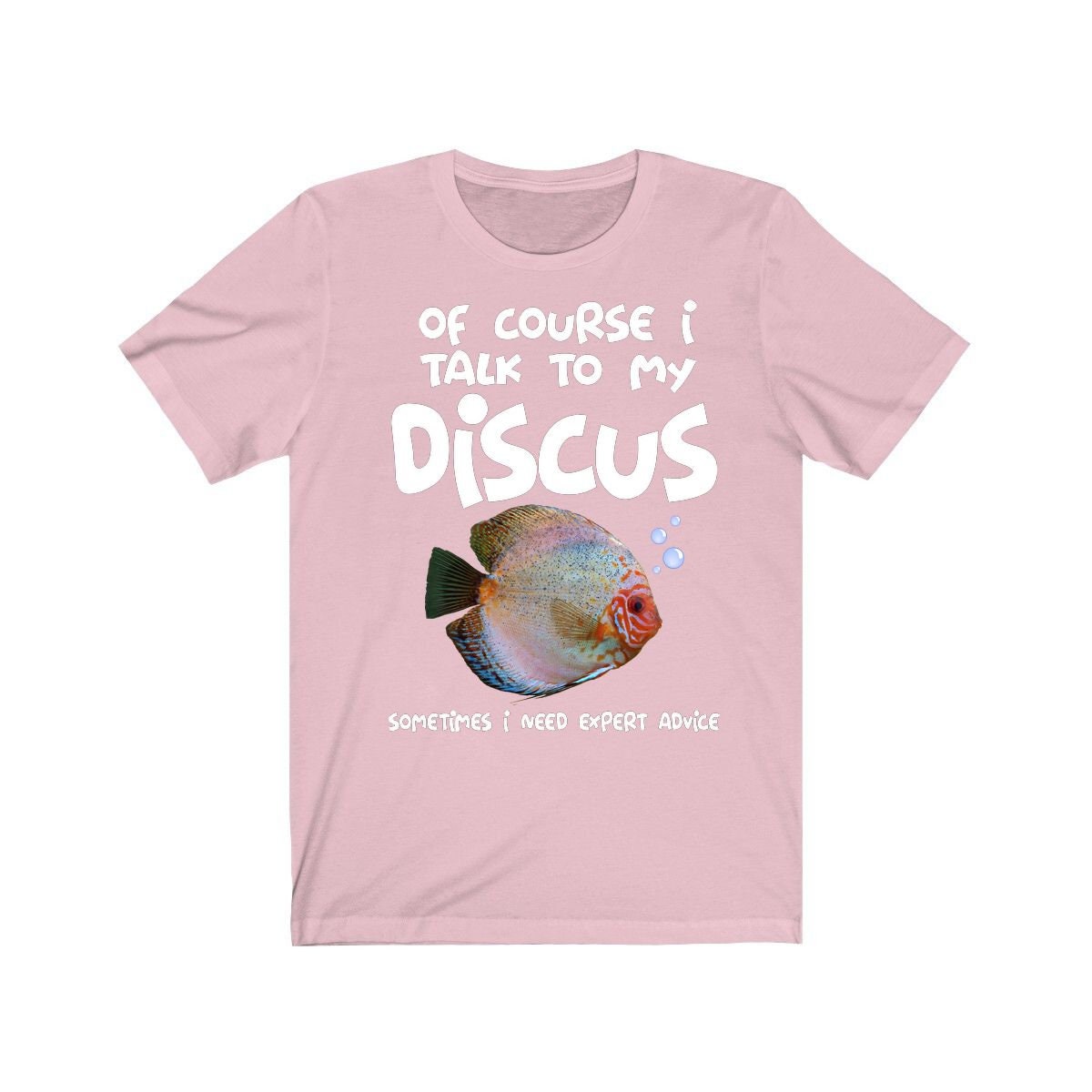 I Talk To My Discus T-Shirt - discus fish print design