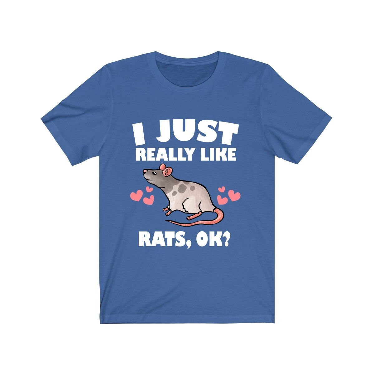 I Just Really Like Rats Shirt - rat print design