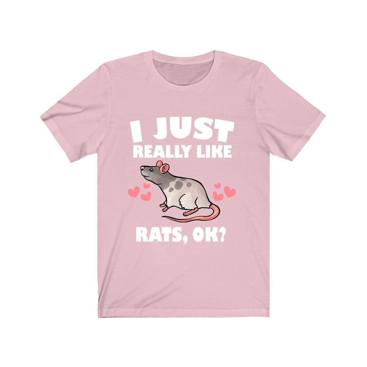 I Just Really Like Rats Shirt - rat print design