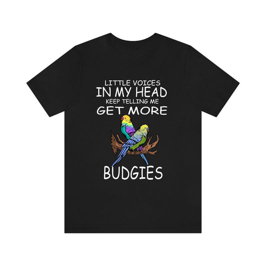 Little Voices Get More Budgies Shirt - budgie print design