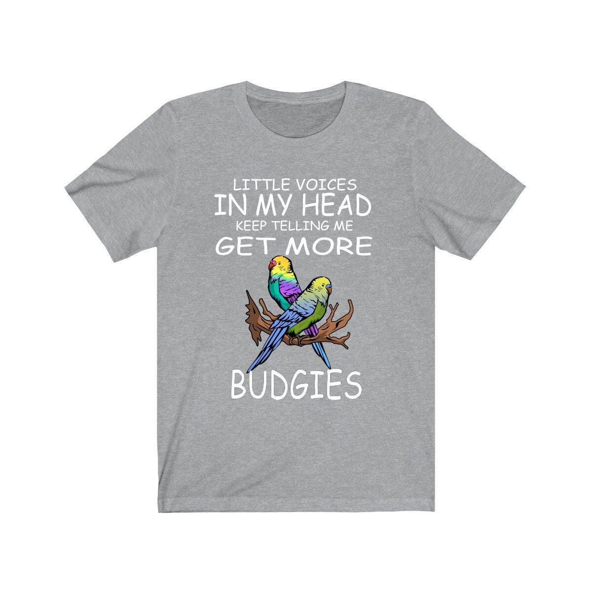 Little Voices Get More Budgies Shirt - budgie print design