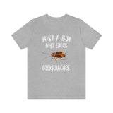 Just A Boy Who Loves Cockroaches Shirt, Cockroach Lover Shirt, Cockroach Lover Gift, Cockroach Shirt, Animal Adult Toddler Kids T-Shirt Image 1