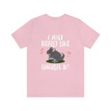 I Just Really Like Chinchillas Ok Shirt, Chinchilla Lover Shirt, Chinchilla Shirt, Chinchilla Lover Gift, Animal Adult Kids T-Shirt Image 3