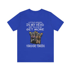 Little Voices Keep Telling Me Get More Yorkshire Terriers Shirt, Yorkshire Terrier Lover Shirt, Yorkshire Terrier Shirt, Dog Gift, Animal Image 4