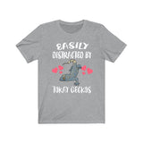 Easily Distracted By Tokay Geckos Lizards Shirt, Gecko Lover Shirt, Tokay Gecko Gift, Lizard Shirt, Adult Kids Animal T-Shirt Image 3