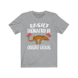 Easily Distracted By Crested Geckos Lizards Shirt, Gecko Lover Shirt, Crested Gecko Gift, Pet Lizard Shirt, Adult Kids Animal T-Shirt Image 3