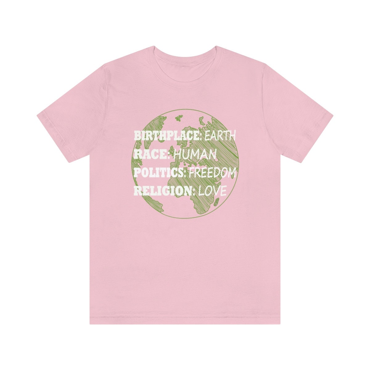 Birth Place Earth Race Human Rights Shirt - human rights advocate design