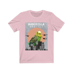 Budgiezilla Budgie T-Shirt - budgiezilla print design