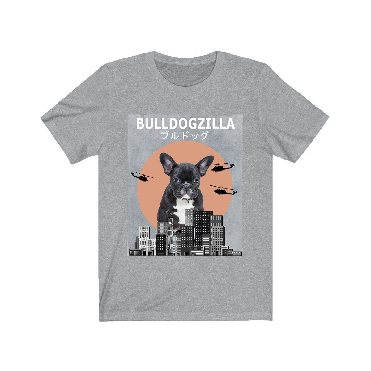 Bulldogzilla Bulldog Funny Shirt - Bulldogzilla bulldog print design
