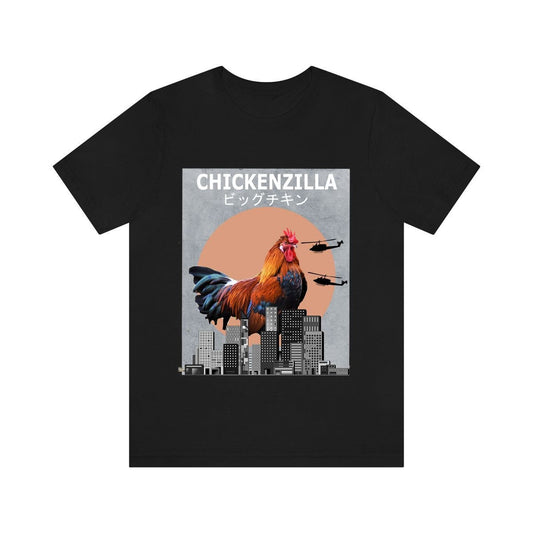 Chickenzilla Chicken Funny Shirt - Chickenzilla chicken print design