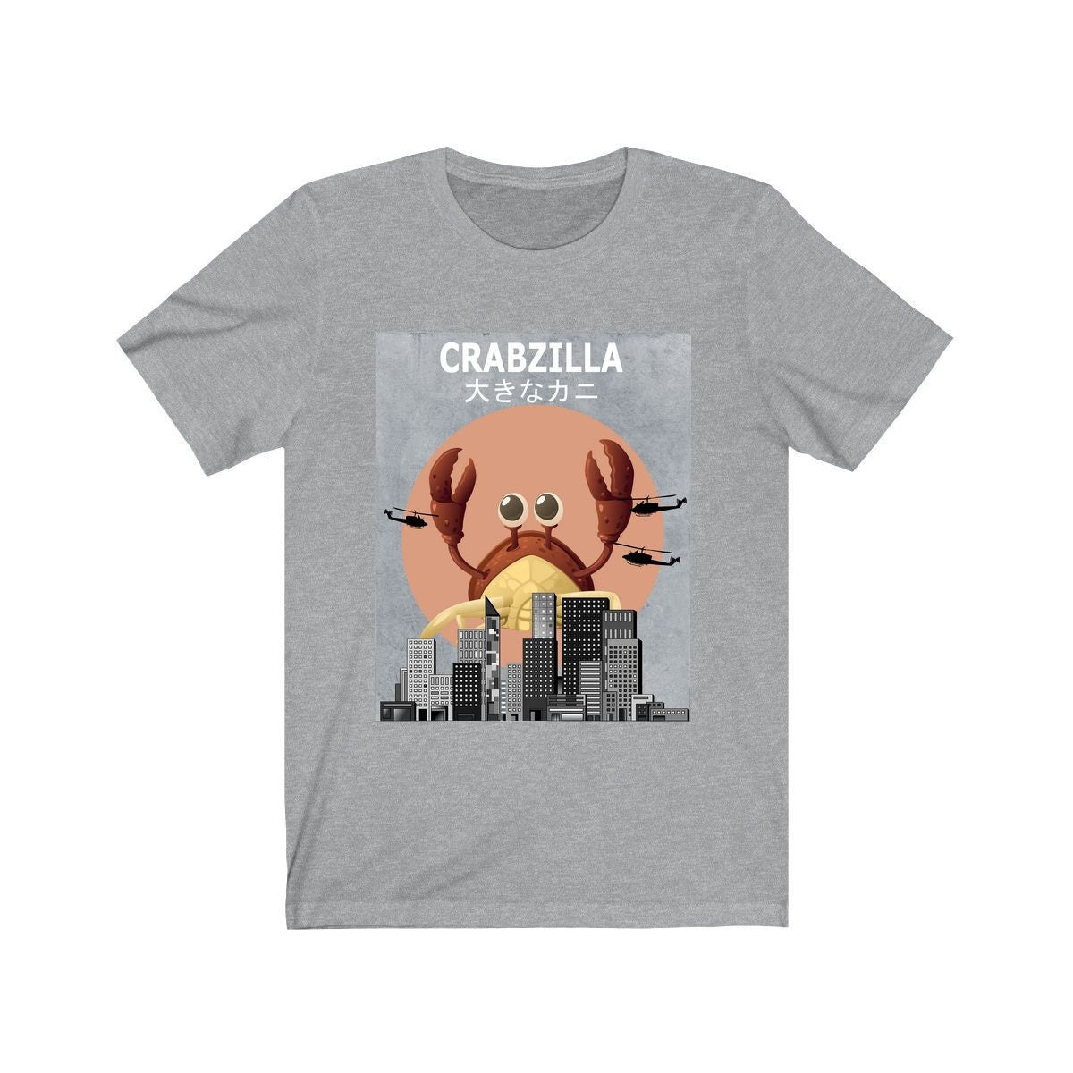 Crabzilla Funny Giant Crab Monster Shirt - crabzilla print design
