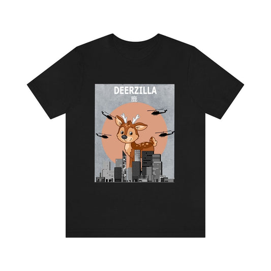Deerzilla Funny Deer Lover Shirt - Deerzilla deer print design