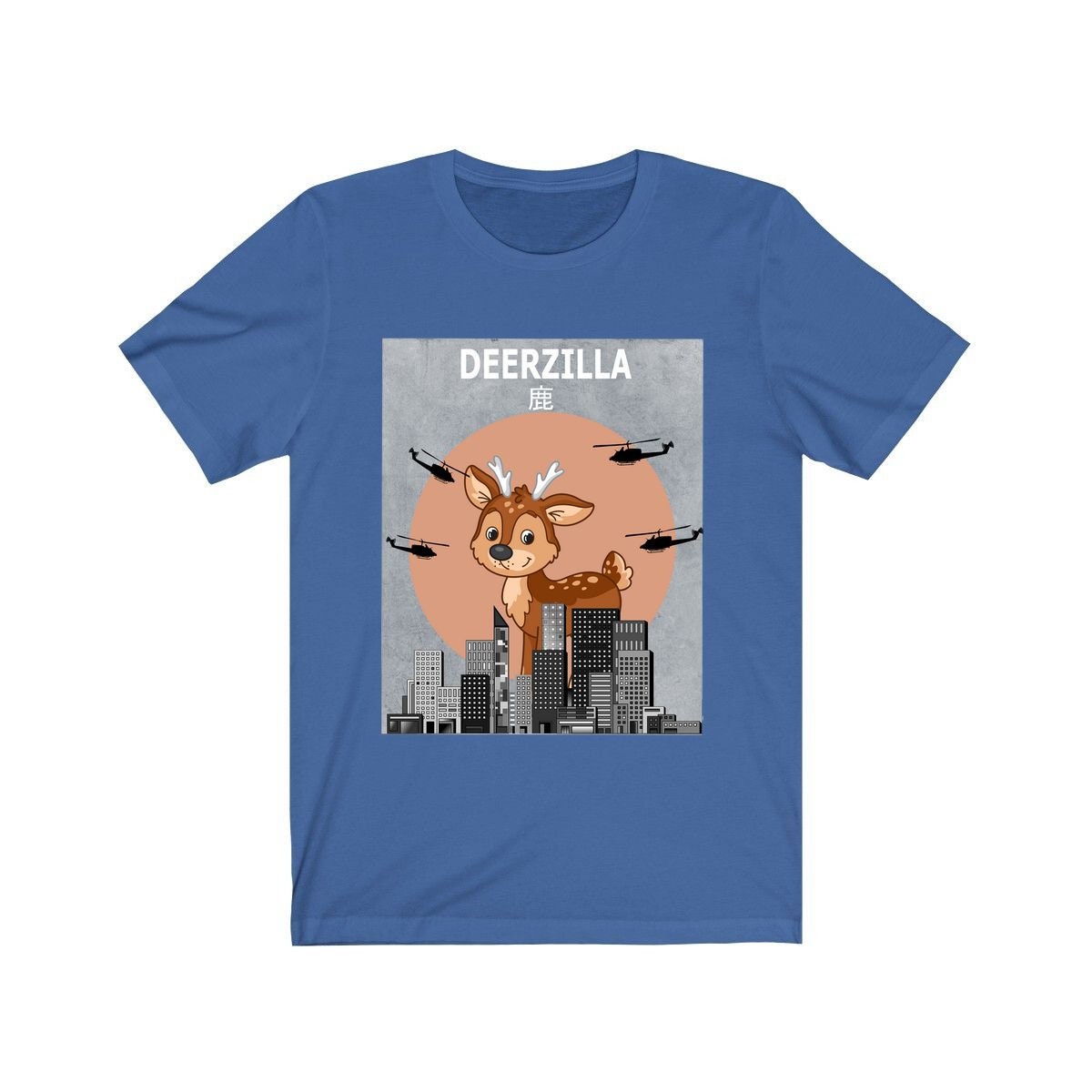 Deerzilla Funny Deer Lover Shirt - Deerzilla deer print design