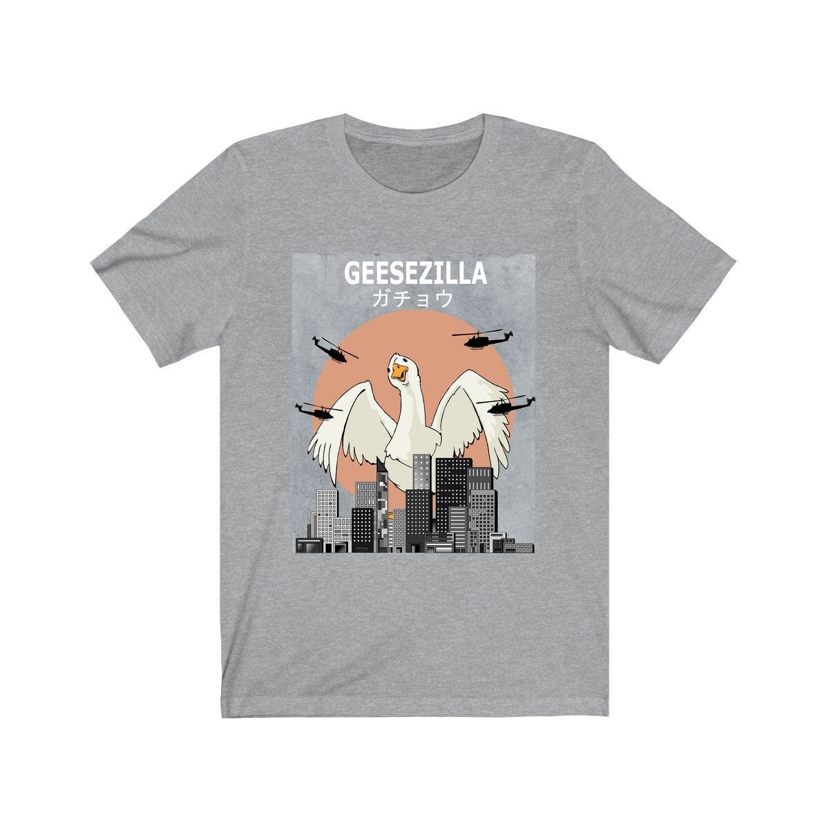 Geesezilla Monster Geese Shirt - Geesezilla print design
