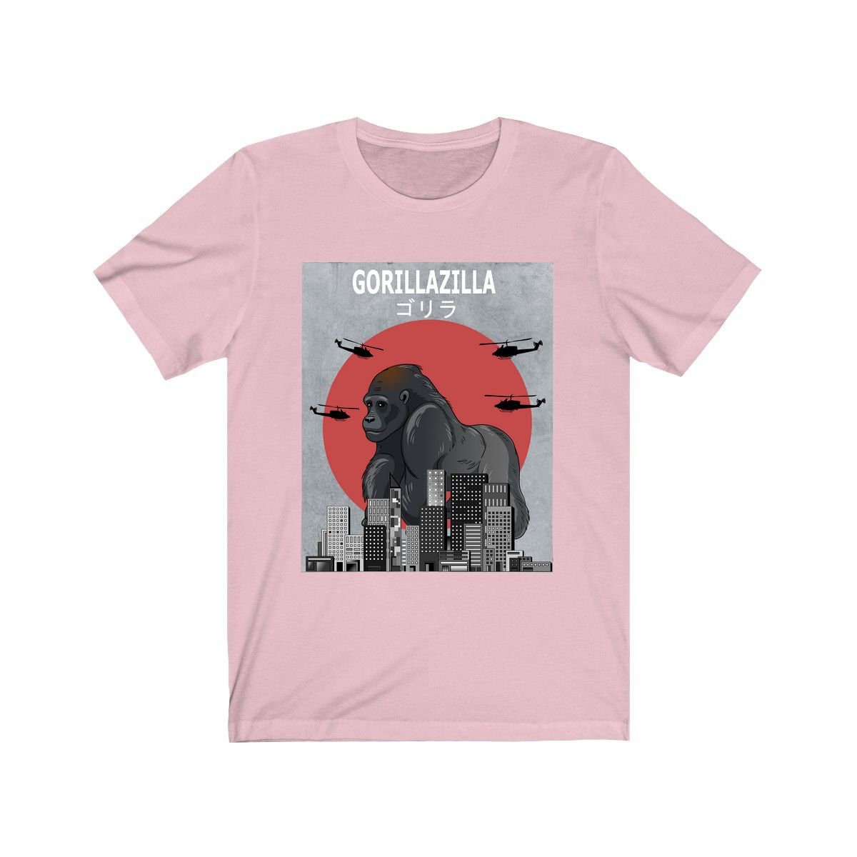 Gorillazilla Gorilla Funny Shirt - Gorillazilla gorilla print design