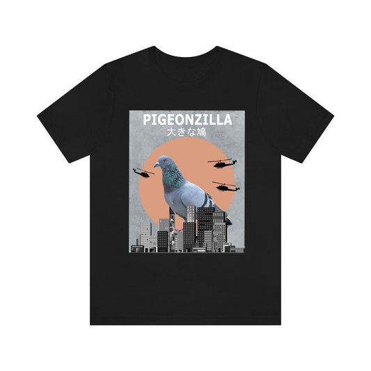 Pigeonzilla funny urban city bird pigeon lover tee