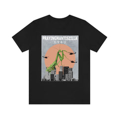 Praying Mantiszilla Funny Shirt - Mantiszilla praying mantis print design