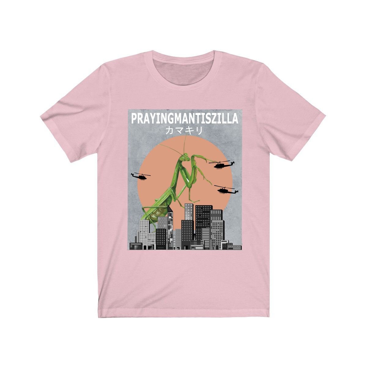 Praying Mantiszilla Funny Shirt - Mantiszilla praying mantis print design