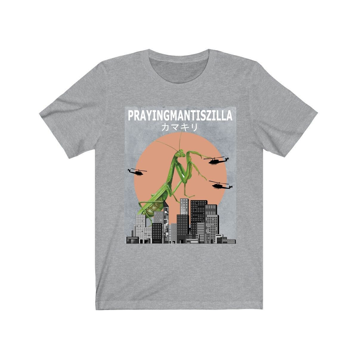 Praying Mantiszilla Funny Shirt - Mantiszilla praying mantis print design