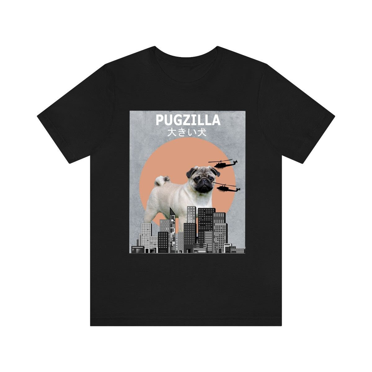 Pugzilla Pugs Dogs Shirt, Pug Lover Shirt, Pug Shirt, Dog Lover Gift, Animal Adult Kids T-Shirt Image 1