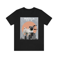 Pugzilla Pug Funny Shirt - Pugzilla pug print design