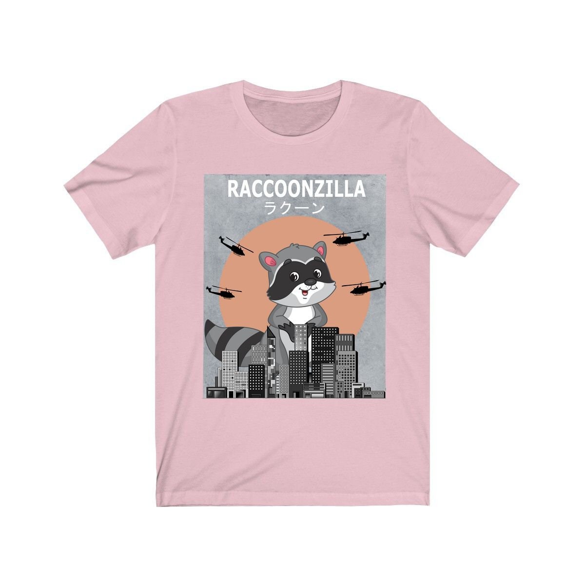 Raccoonzilla Funny Raccoon Shirt - Raccoonzilla print design