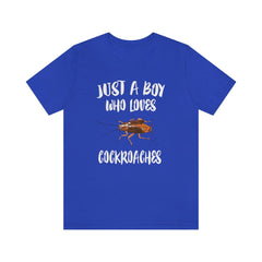 Just A Boy Who Loves Cockroaches Shirt - cockroach print design
