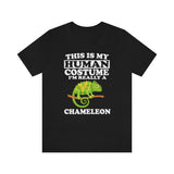 This Is My Human Costume I'm Really A Chameleon Shirt, Chameleon Lover Shirt, Chameleon Shirt, Chameleon Lover Gift, Animal Gift Image 1