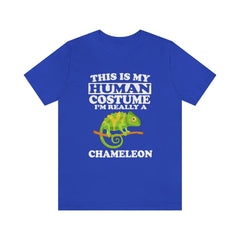 This Is My Human Costume I'm Really A Chameleon Shirt - chameleon print design