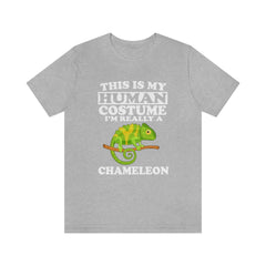 This Is My Human Costume I'm Really A Chameleon Shirt - chameleon print design