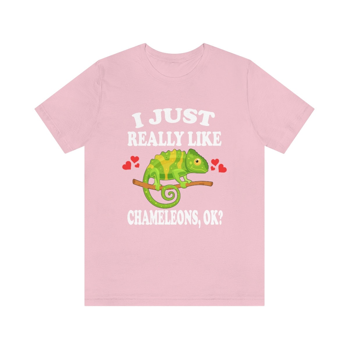 I Just Really Like Chameleons OK Shirt - chameleon print design