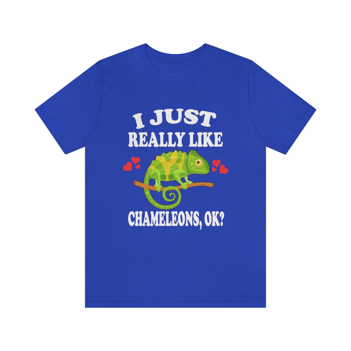 I Just Really Like Chameleons OK Shirt - chameleon print design