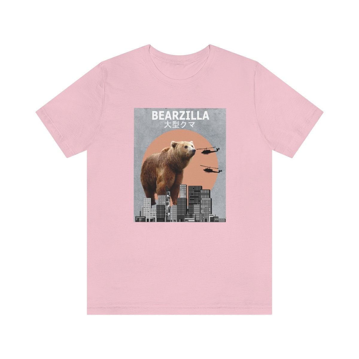 Bearzilla Bear Funny Shirt - Bearzilla bear print design