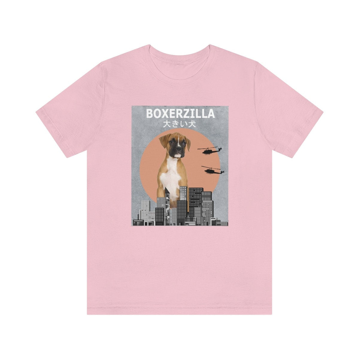 Boxerzilla funny boxer dog lover tee