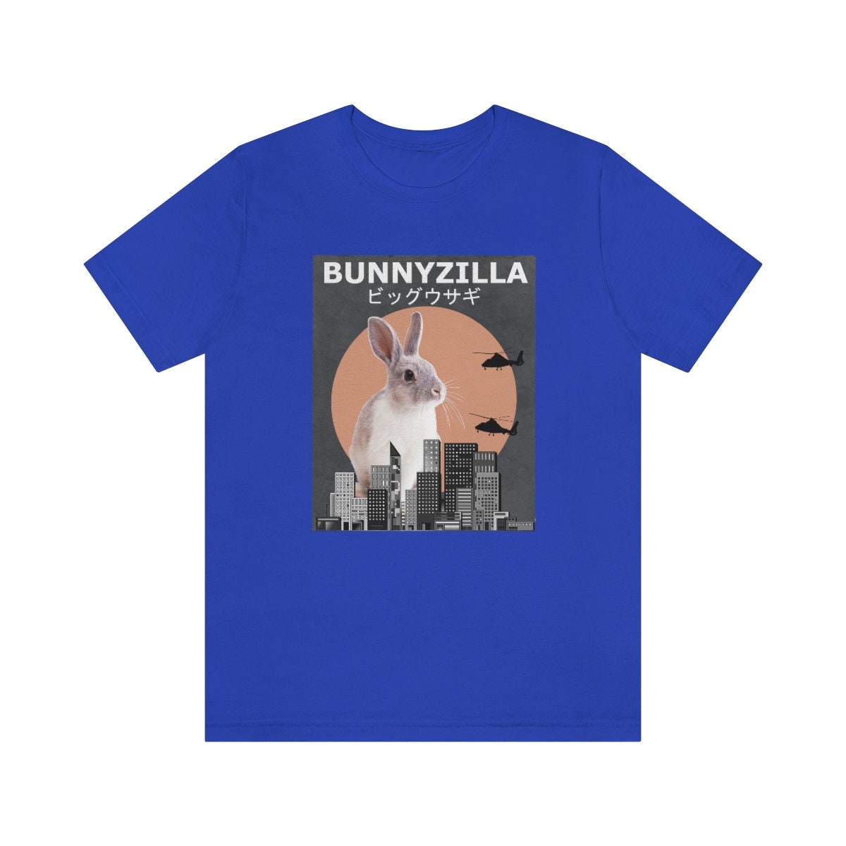 Bunnyzilla Bunny Rabbit Funny Shirt - Bunnyzilla bunny print design