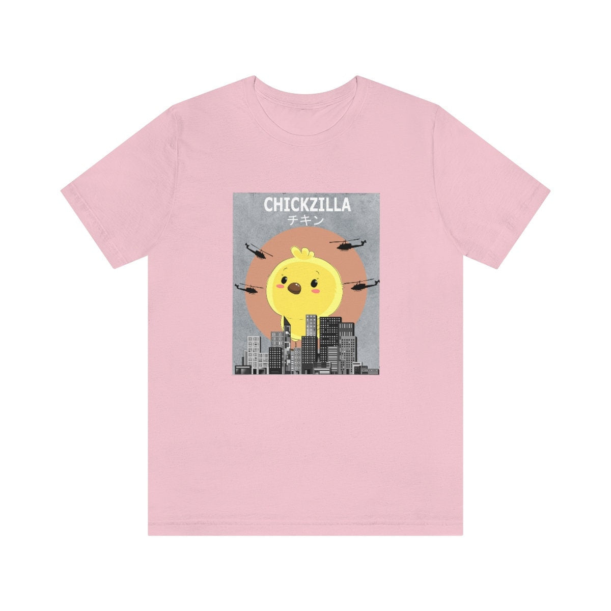 Chickzilla Chicken Funny Shirt - Chickzilla chicken print design