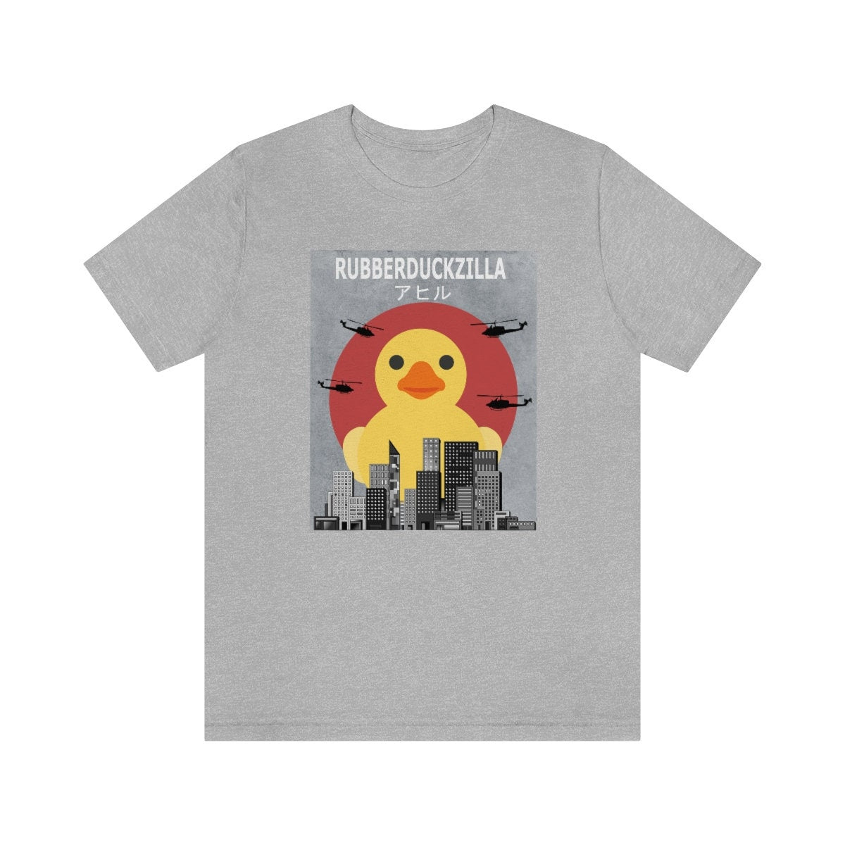 Rubberduckzilla Duck Funny Shirt - Rubberduckzilla rubber duck print