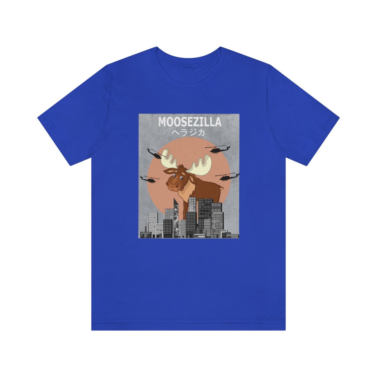 Moosezilla Funny Giant Moose Monster Shirt - moosezilla print design